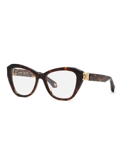 Roberto Cavalli Black Vrc099 01Ay Optical Frames Acetate Geometric