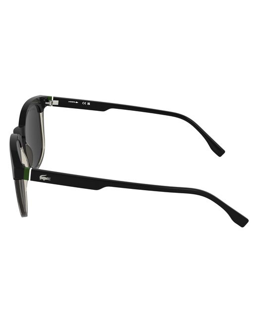Lacoste Black L6073S 001 Sunglasses Bio-Injected Squared Normal for men