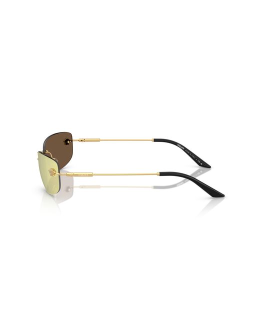 Versace Black Ve2279 10027I Sunglasses Metal Squared Normal for men