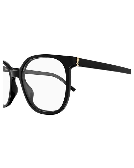 Saint Laurent Black Sl M155 001 Optical Frames Acetate Transparent Cat Eye