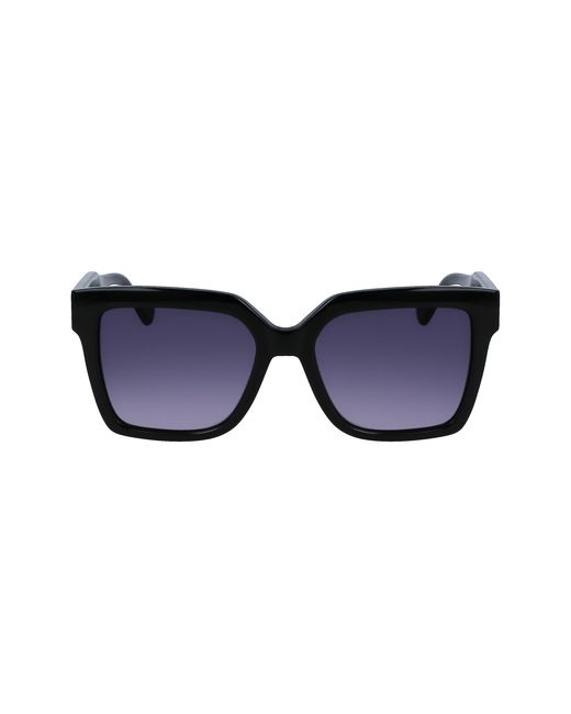 Liu Jo Black Lj771S 001 Sunglasses Acetate Squared Normal Shaded