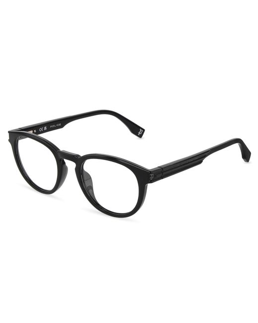 Police Black Vplu54 Etchline 2 0Z42 Optical Frames Injected Pantos for men