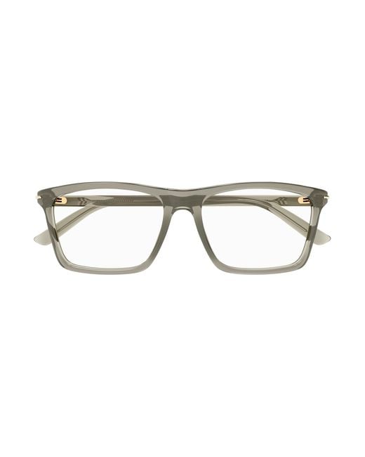 Gucci Black Gg1445O 004 Optical Frames Acetate Transparent Squared for men