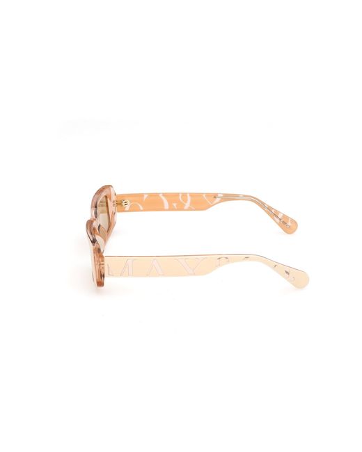 MAX&Co. Black Mo0156 21J Sunglasses Injected Roviex Squared Normal
