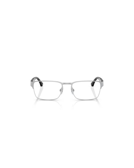 Emporio Armani Black Ea1027 3045 Optical Frames Metal Squared for men