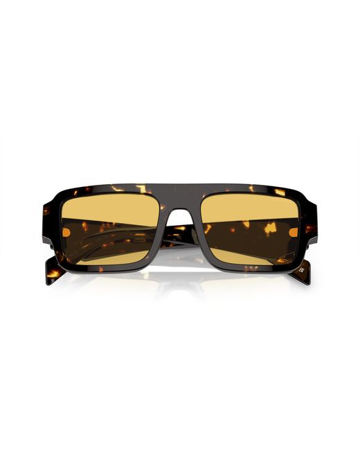 Prada Black Pr A05S 16O10C Sunglasses Acetate Squared Normal for men