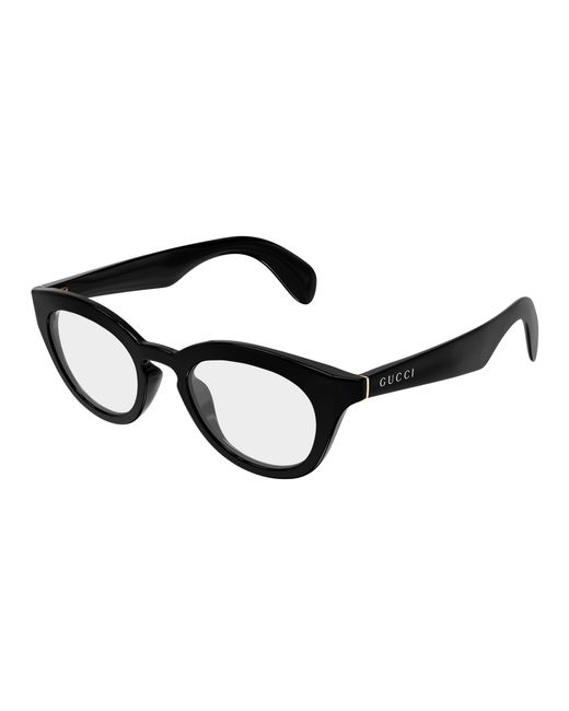Gucci Black Gg1934O 001 Optical Frames Injected Transparent Squared for men