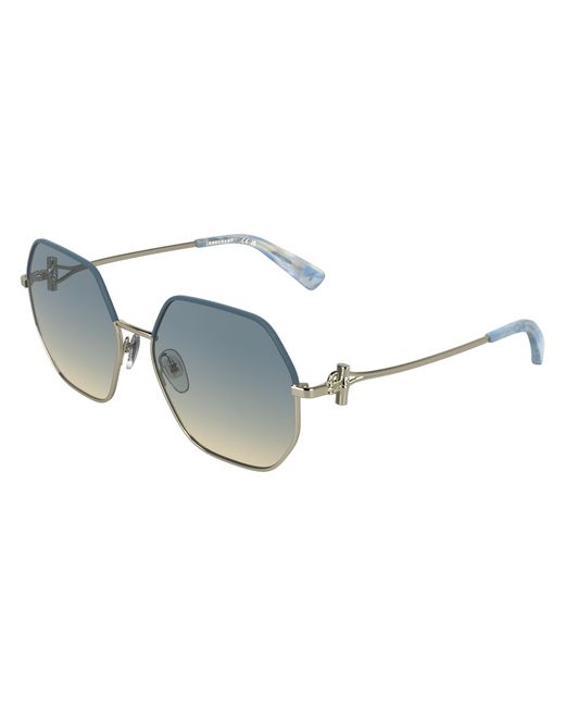 Longchamp Black Lo191S 729 Sunglasses Metal Squared Normal