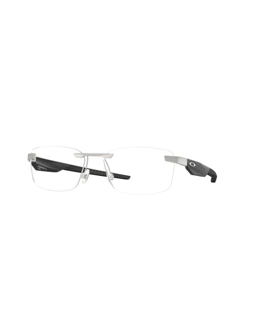 Oakley Black Ox3126 Steakhouse 1.0 312604 Optical Frames Metal Transparent Squared Normal