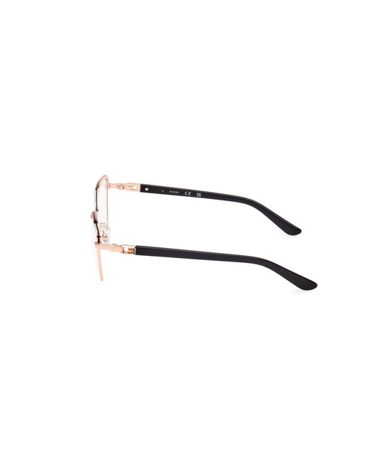 Guess Black Gu2982 005 Optical Frames Metal Round Normal
