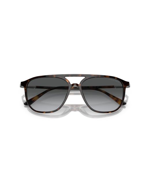 Giorgio Armani Black Ar8179 5026T3 Sunglasses Acetate Pilot Polarized Shaded for men