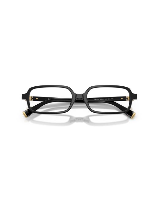 Miu Miu Black Mu 01Yv 16K1O1 Optical Frames Acetate Squared Normal