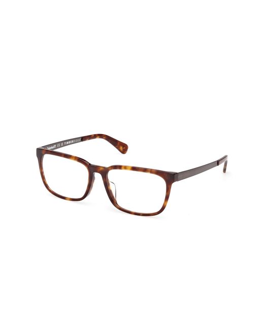 Timberland Black Tb50086-H 055 Optical Frames Acetate Squared Normal for men