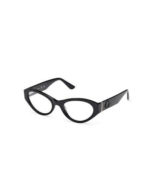 Guess Black Gu50305 001 Optical Frames Acetate Cat Eye Normal