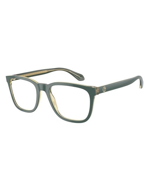 Giorgio Armani Black Ar7255 6086 Optical Frames Acetate Pillow Normal for men