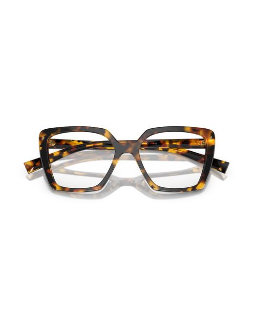 Prada Black Pr 16Zv Vau1O1 Optical Frames Acetate Squared Normal