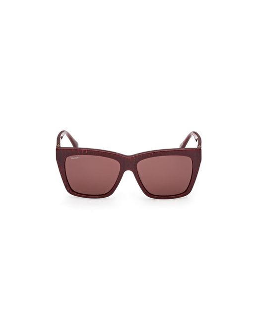 Max Mara Black Mm0193 71S Sunglasses Acetate Squared Normal