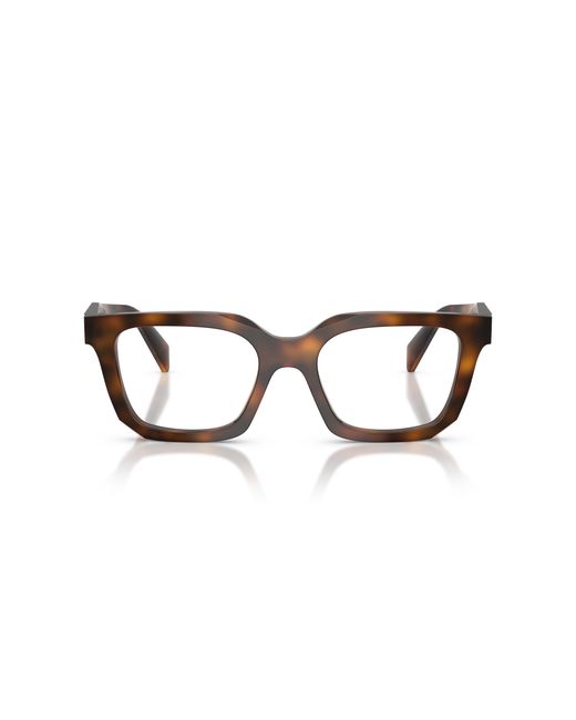 Prada Black Pr C08V 20D1O1 Optical Frames Acetate Geometric Normal