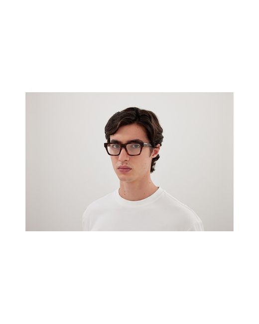 Gucci Black Gg1889O 004 Optical Frames Acetate Transparent Squared for men