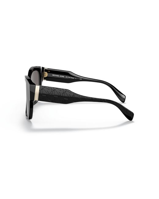 Michael Kors Black Mk2164 Baja 30058G Sunglasses Acetate Squared Normal Shaded