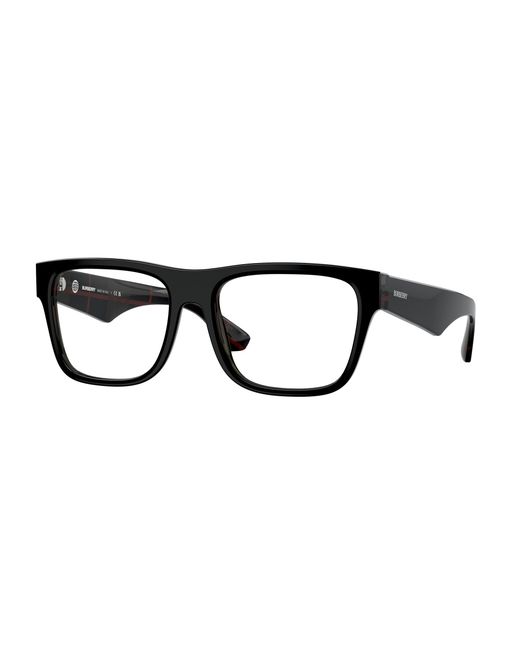 Burberry Black Be2411 4121 Optical Frames Acetate Squared Normal for men