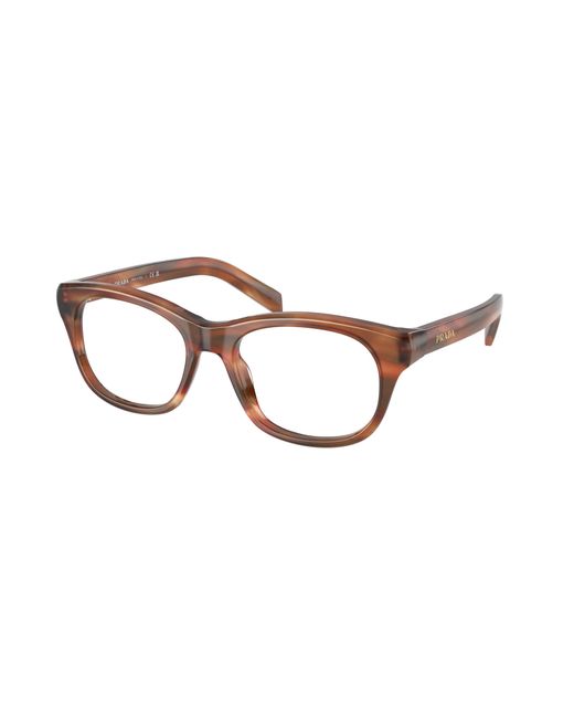 Prada Black Pr C13V 24G1O1 Optical Frames Acetate Pillow Normal