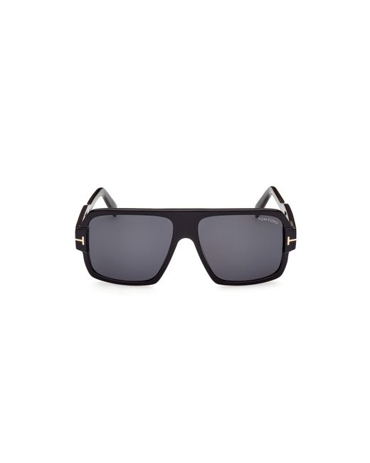 Tom Ford Black Ft0933 Camden 01A Sunglasses Acetate Squared Normal for men