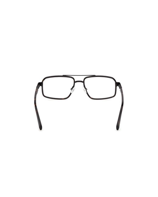 Guess Black Gu50372 052 Optical Frames Metal Squared Normal for men