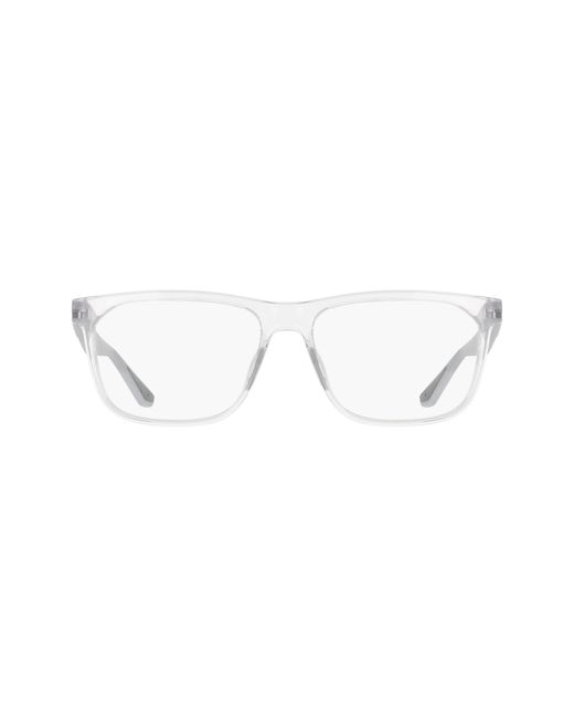 Nike Black 7414 900 Optical Frames Bio-Injected Squared Normal for men