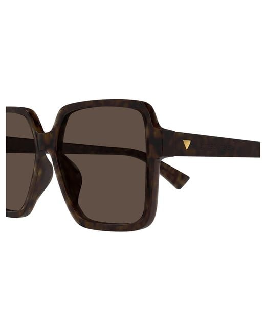 Bottega Veneta Black Bv1317Sk 002 Sunglasses Acetate Squared