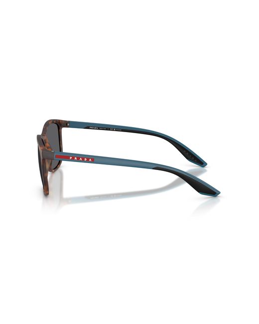 Prada Linea Rossa Black Ps A08S U61144 Sunglasses Injected Pillow Polarized for men