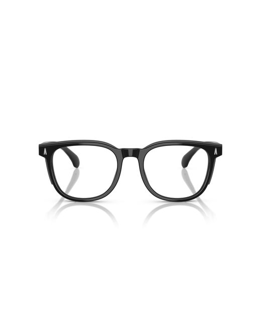 Moncler Black Me2002 3001 Optical Frames Acetate Transparent Squared Normal