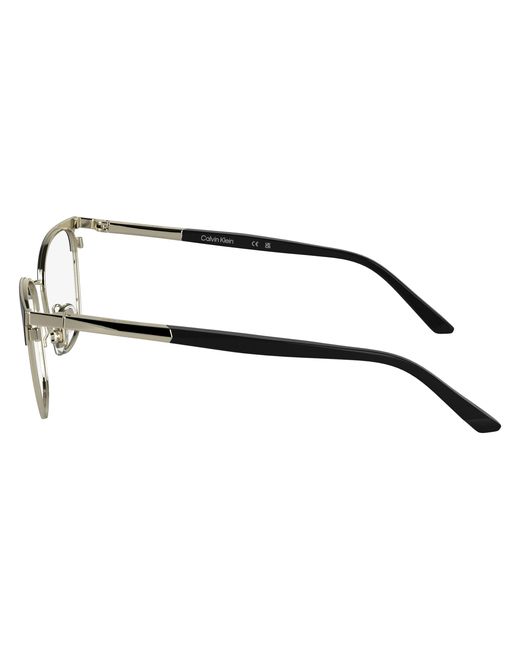 Calvin Klein Black Ck25105 605 Optical Frames Metal Cat Eye Normal