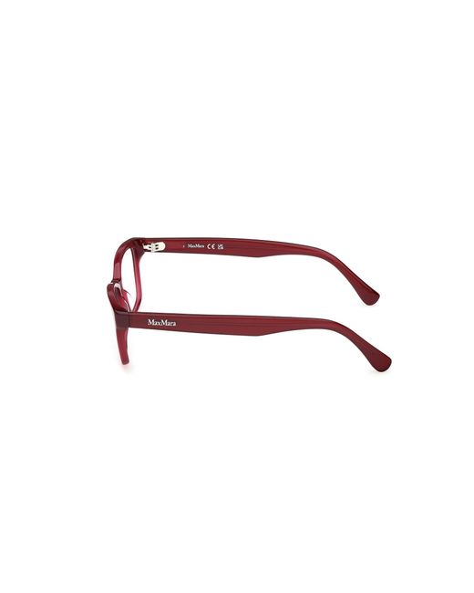 Max Mara Black Mm5237 069 Optical Frames Acetate Squared Normal