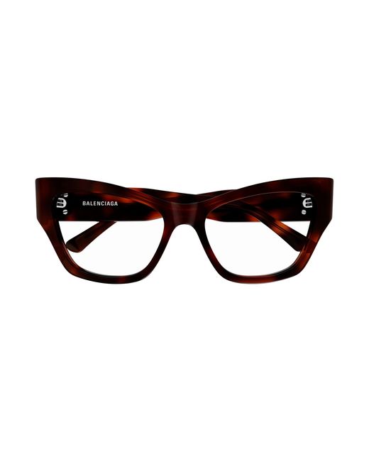 Balenciaga Black Bb0362O 004 Optical Frames Acetate Transparent Cat Eye