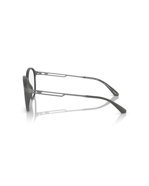 Emporio Armani Black Ea3225 5060 Optical Frames Injected Pantos for men