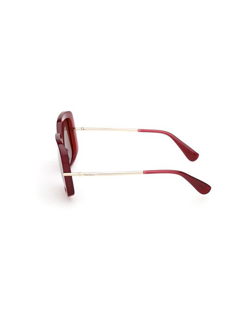 Max Mara Red Mm0195 69S Sunglasses Acetate Round Normal