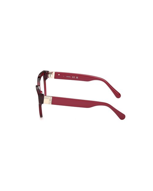 MAX&Co. Black Mo5193 069 Optical Frames Acetate Squared Normal