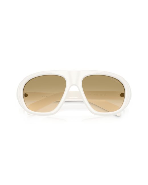 Prada Black Pr C05S 17K20S Sunglasses Acetate Geometric Normal Nuanced