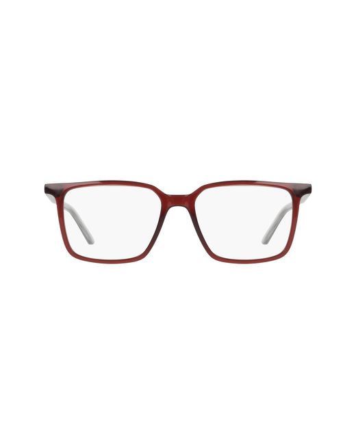 Nike Black 7063 601 Optical Frames Squared Normal for men