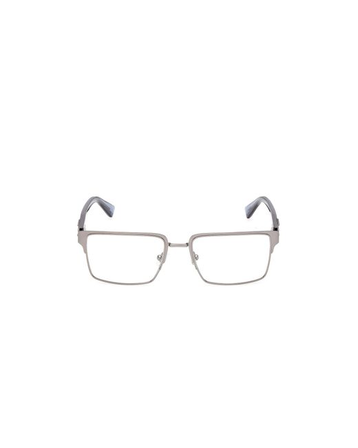 Guess Black Gu50370 009 Optical Frames Metal Squared Normal for men