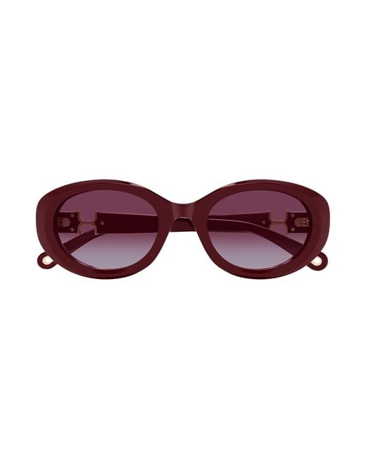 Chloé Black Ch0323Sk 004 Sunglasses Acetate Round