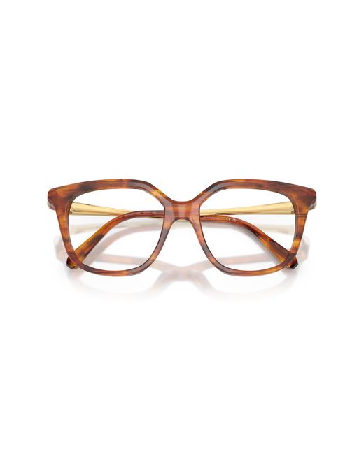 Swarovski Black Sk2059 1091 Optical Frames Acetate Transparent Squared Normal
