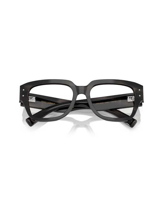 Dolce & Gabbana Black Dg3405 3440 Optical Frames Acetate Transparent Squared Normal for men