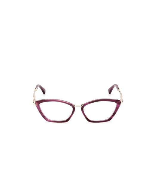 Max Mara Black Mm5152 083 Optical Frames Acetate Round Normal