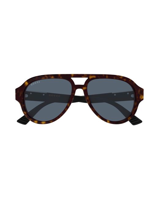 Gucci Black Gg2088S 003 Sunglasses Acetate Pilot for men