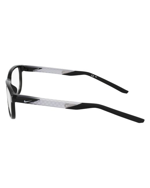 Nike Black 7277 001 Optical Frames Bio-Inject Squared Normal for men