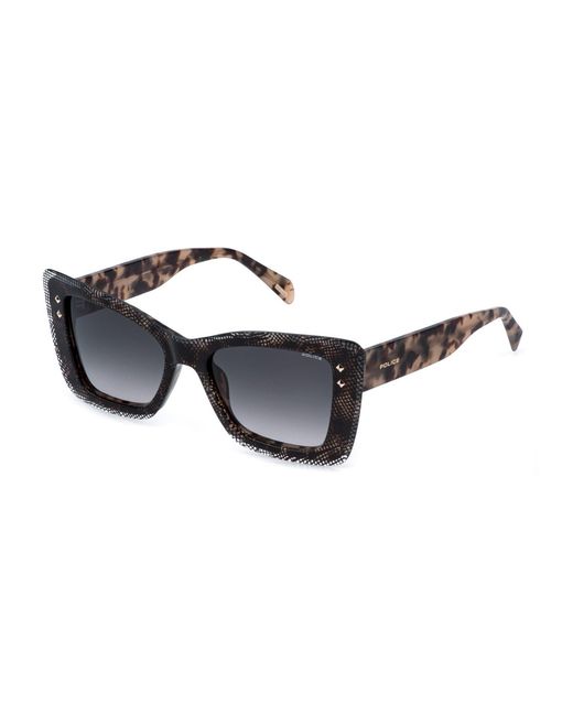 Police Black Splr97 Daydream 1 0Gb5 Sunglasses Acetate Smoke Butterfly Normal Nuanced