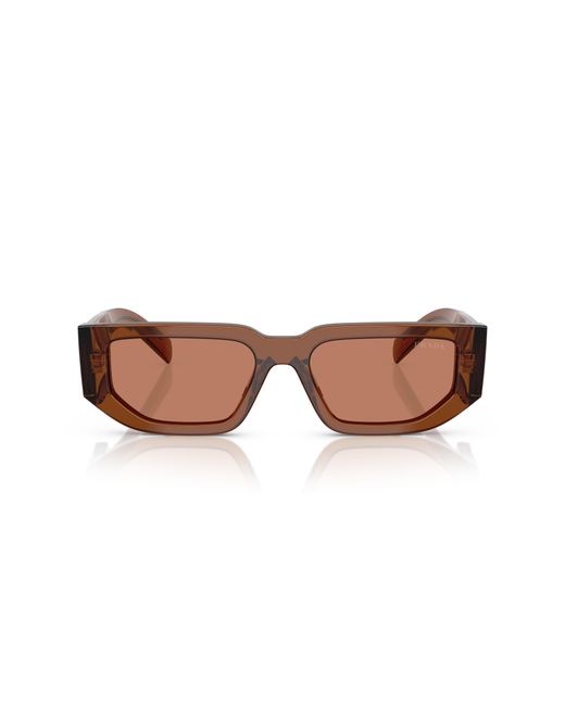Prada Black Pr 09Zs 20H90Q Sunglasses Acetate Squared Normal for men