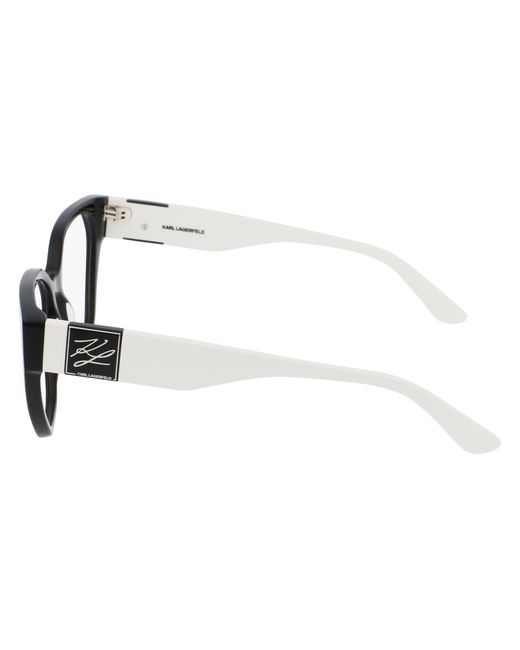 Karl Lagerfeld Black Kl6053 004 Optical Frames Acetate Squared Normal Normal